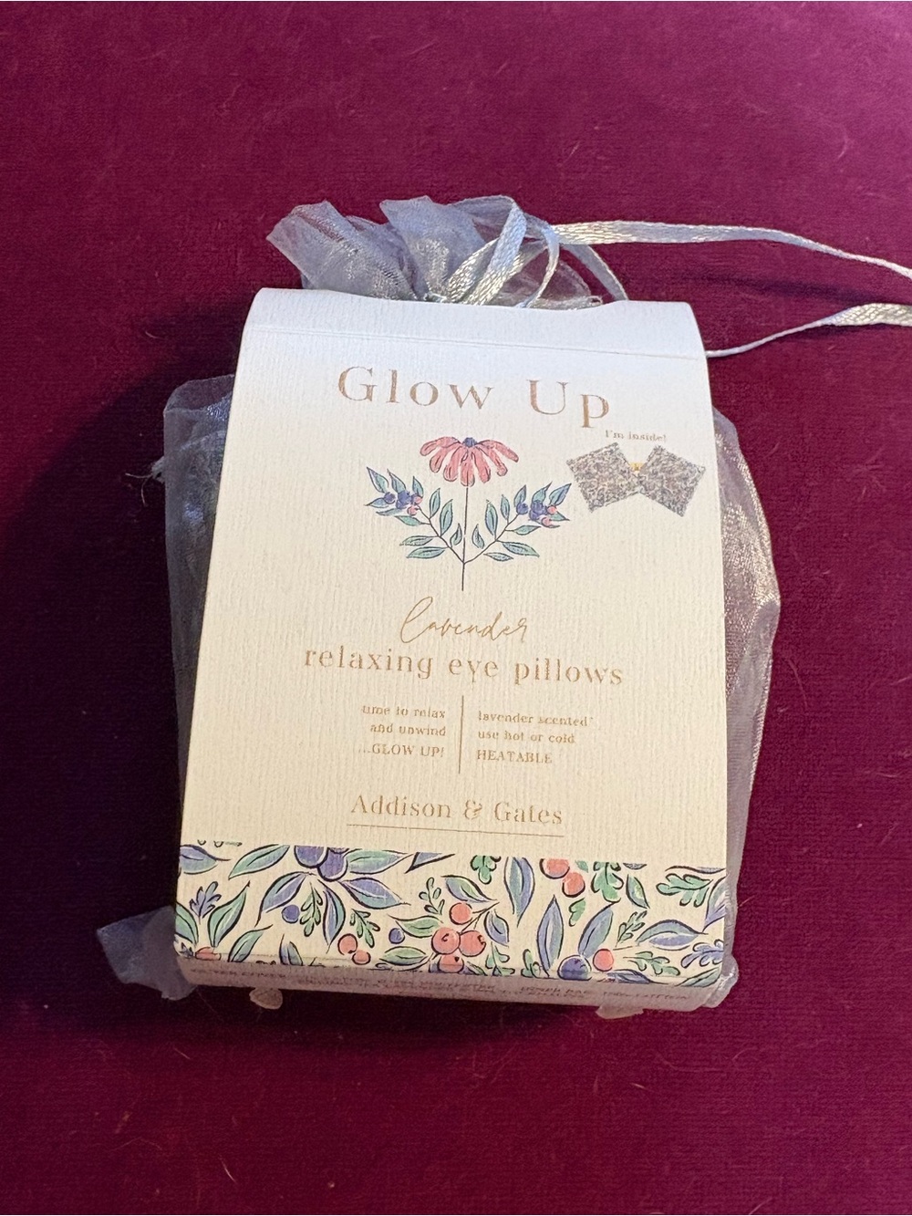 World Market Glow Up Lavender Relaxing Eye Pillows